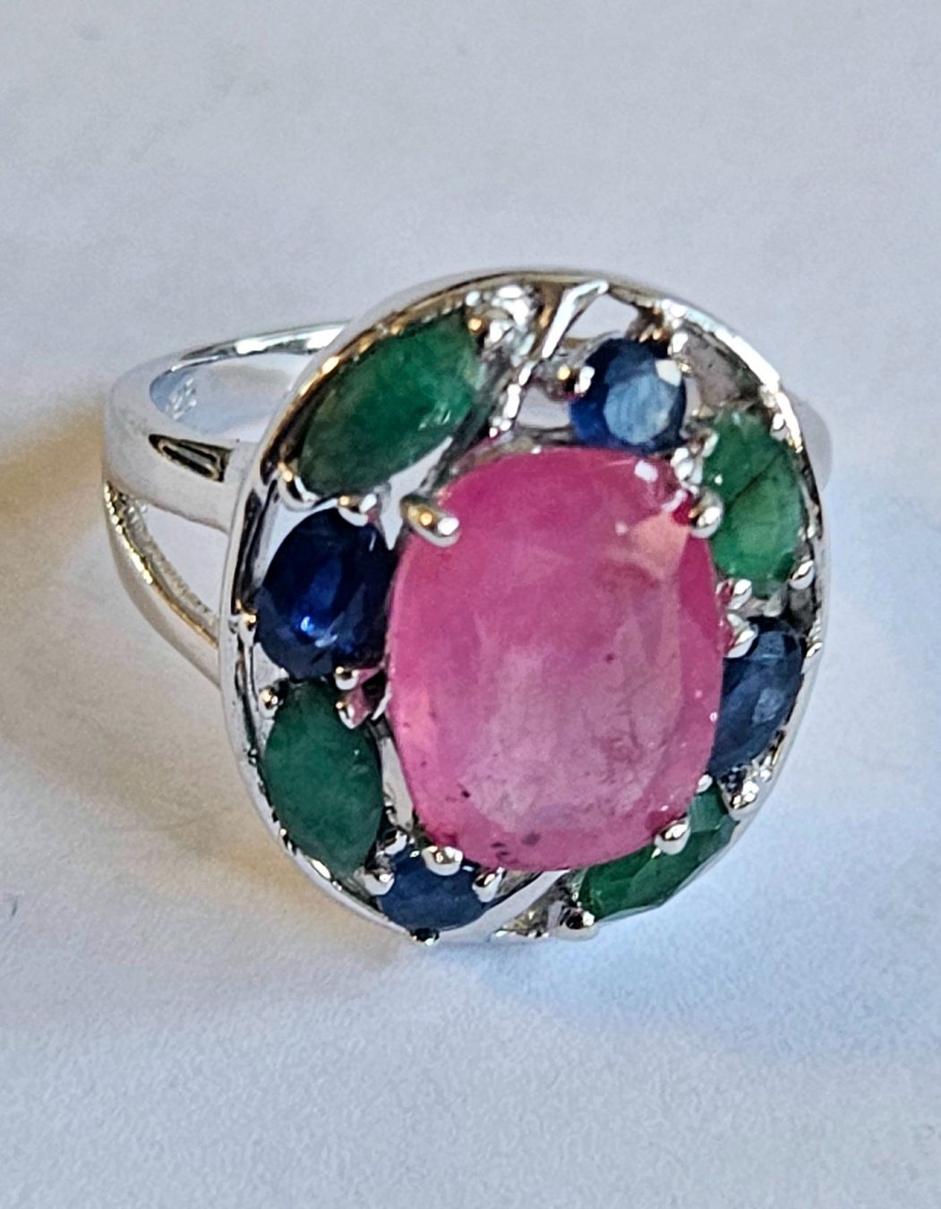Anelli: Rubin Safir Smaragd Ring – Nuovo (secondo la descrizione) da Zürich venduto da benedikt12