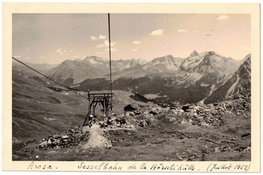 Poster & Bilder: Arosa Sessellift – Gebraucht aus Binningen von Mountainrider