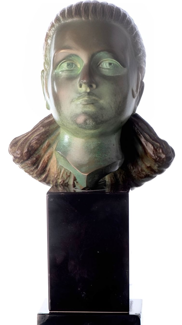 Skulpturen & Statuen: Buste Art-déco Bourraine , 1920 – Gebraucht aus Lausanne von Vibewave