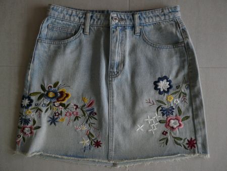 Jupe Rock Jean Stradivarius EU 38