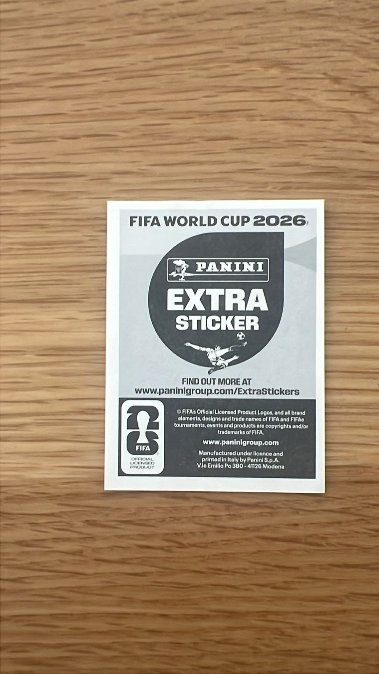 Panini Carte collezionabili: Messi extra sticker gold  – Nuovo e nell'imballaggio originale da Courtepin venduto da BSA2300 1