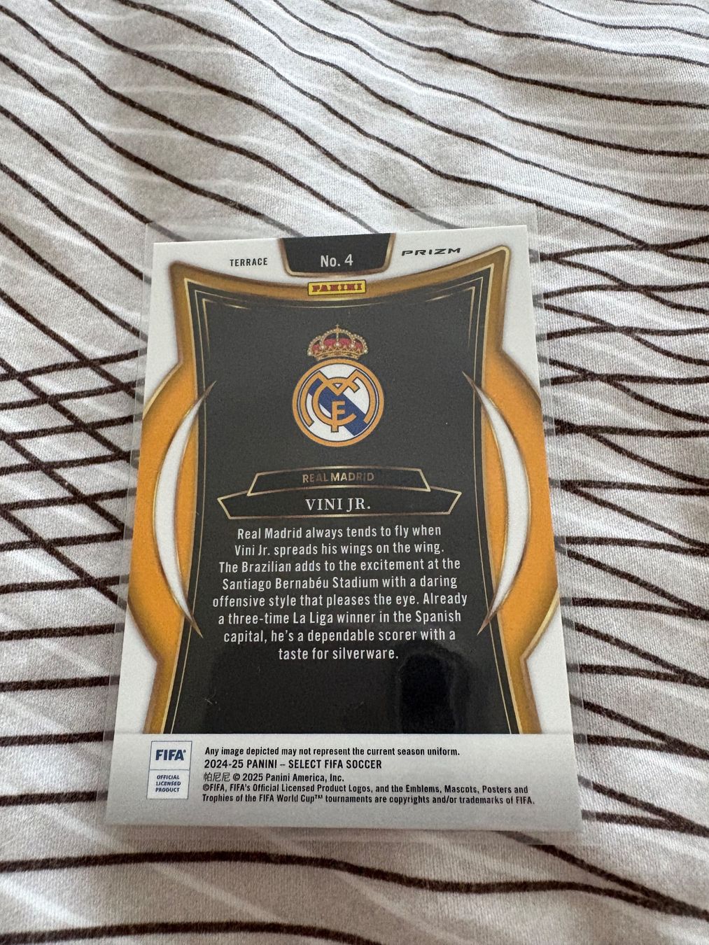 Panini Cartes à collectionner: Vini Jr. Panini Select 24/25 – D'occasion à Obfelden par thehunter29 1