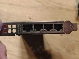 Dell Broadcom 5719 Quad Port 1GbE Netzwerkkarte (0KH08P)