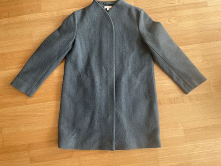 COS Wollmantel Petrol Gr. 42