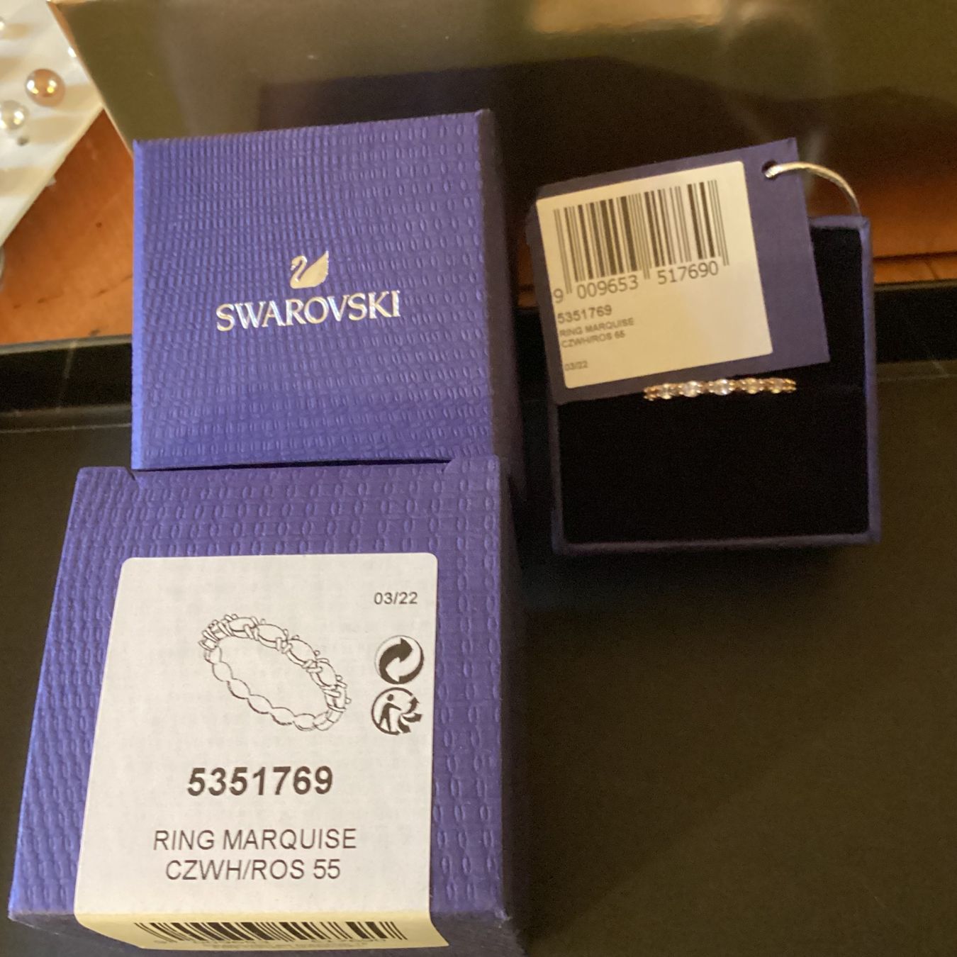Swarovski Anelli: Swarovski bague – Nuovo e nell'imballaggio originale da fribourg venduto da iris18 8