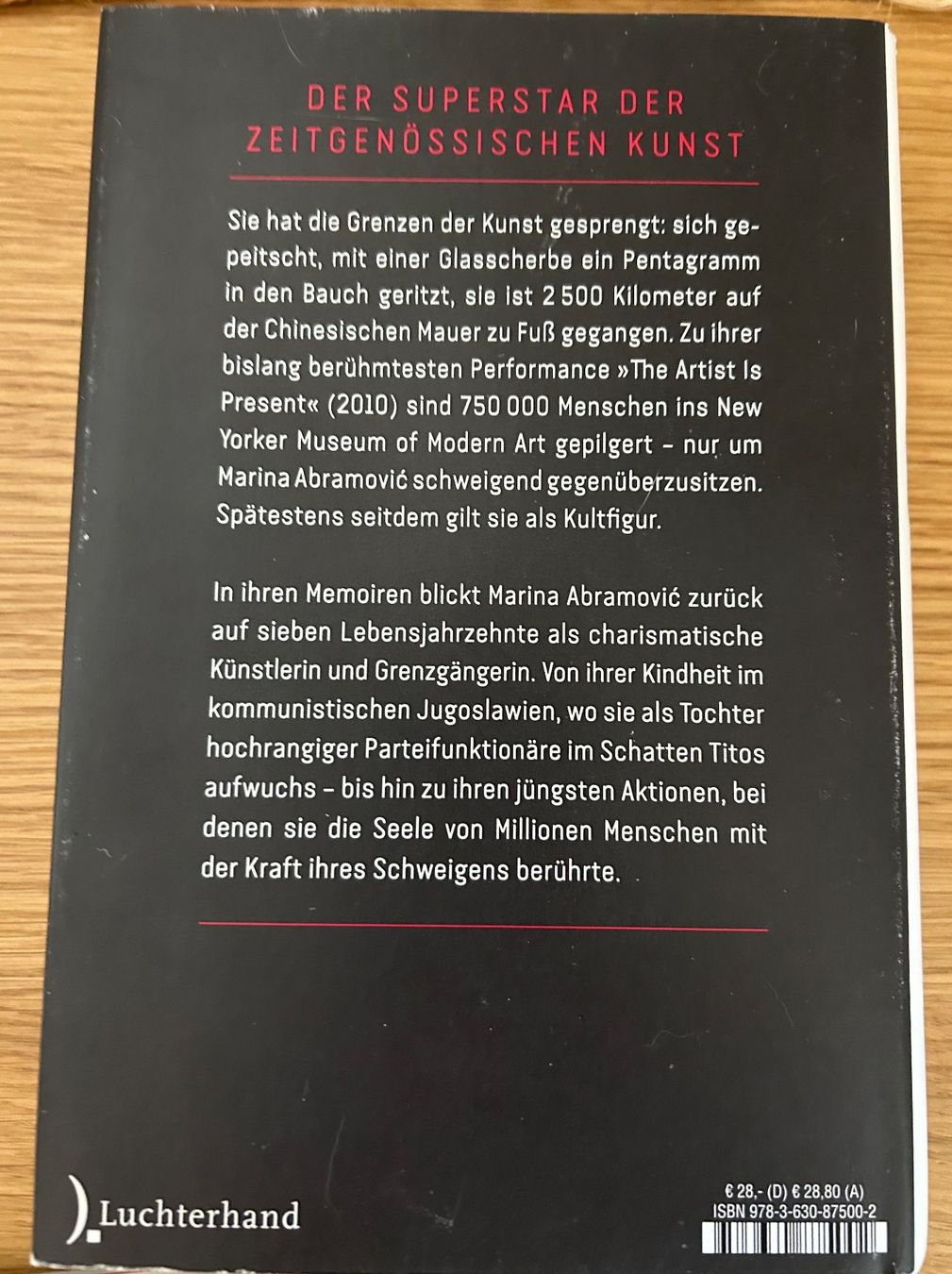Libri: Marina Abramovic – Usato da Basel venduto da Prima_83 2