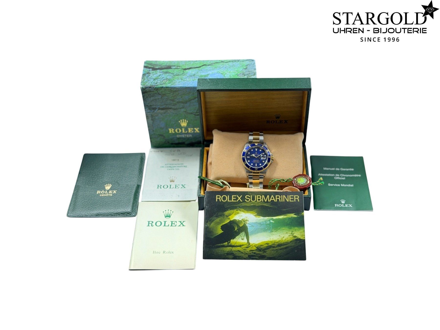 Rolex Orologi: Rolex Submariner Date "Bluesy" - 16613 – Usato da Zürich venduto da Stargold-Uhren 1