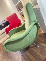 Vintage Lady Armchair / Velours Sessel Grün - Designer Look