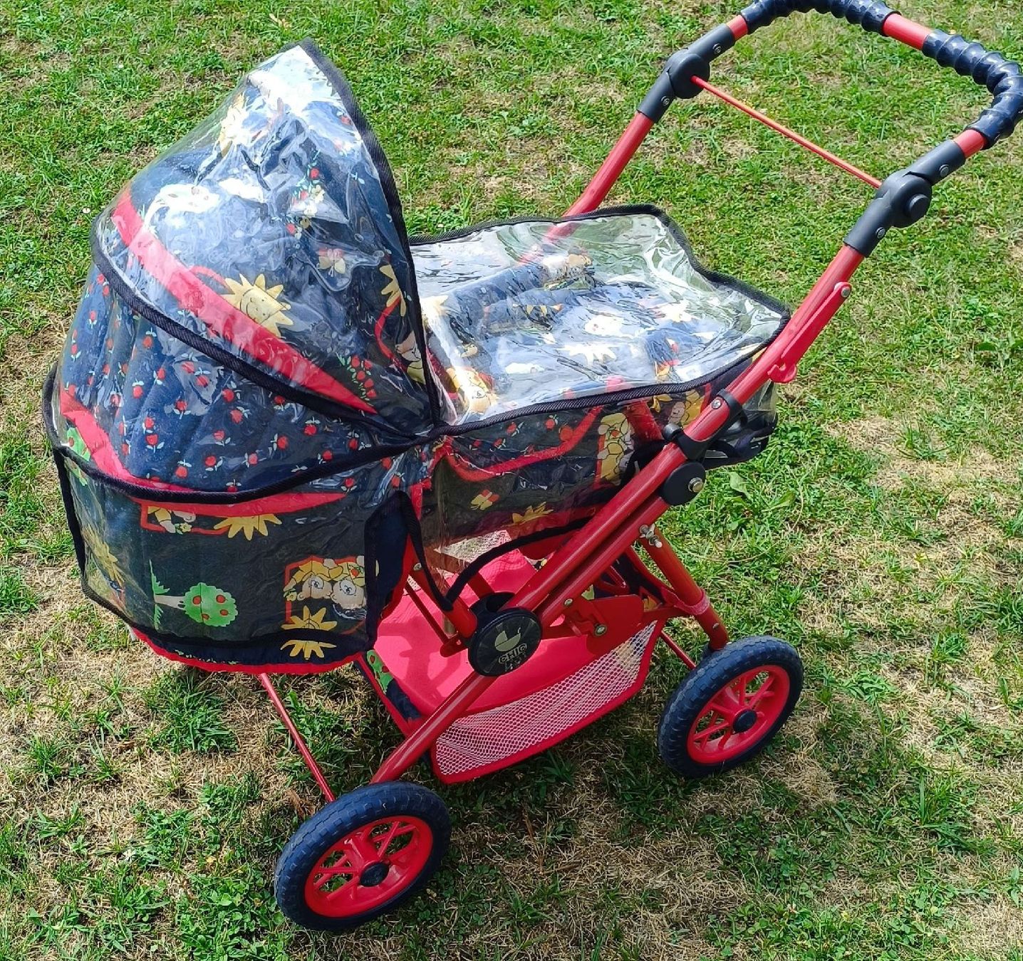 Carrozzine per bambole: Puppen Kinderwagen "Chic 4 Baby" rot mit Verdeck – Usato da Berikon venduto da mezzze