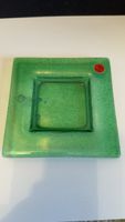 Italienische Vintage Glasablage Murano Grün, Top!