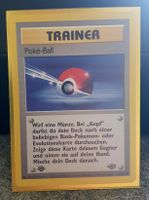Pokemon Trainer Poke-Ball Karte! Selten First Edition