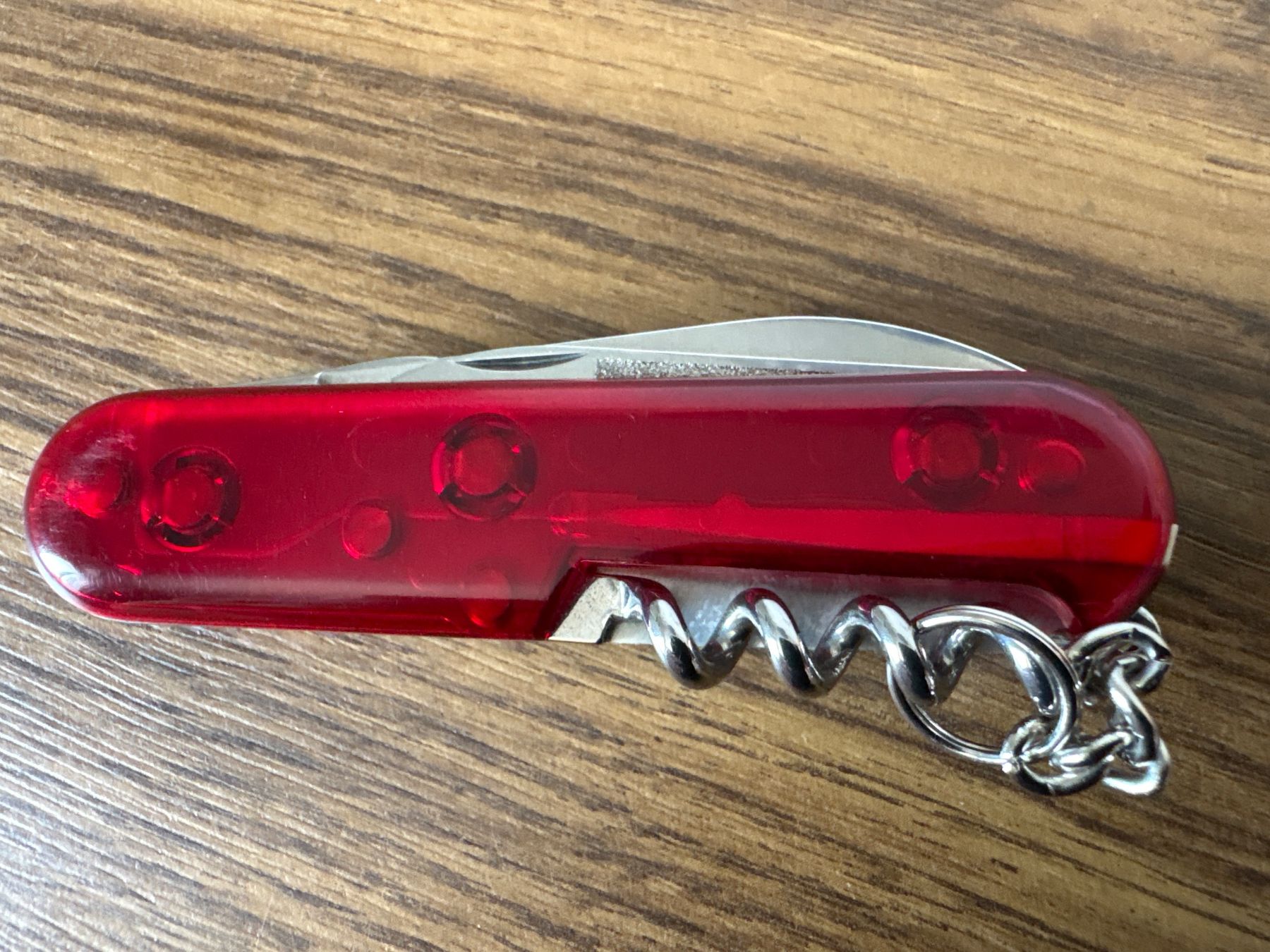 Wenger Taschenmesser: WENGER - Sackmesser red trans - Schneider & Schmid – Gebraucht aus Andwil SG von Rainboli 9