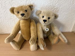 Lot de deux ours STEIFF - répliques d’ours de 1904 et 1907