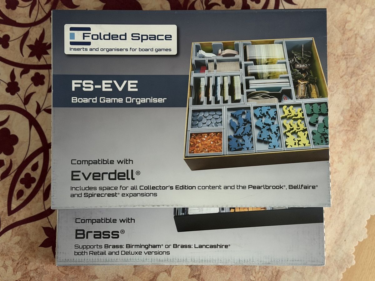 Giochi: Everdell and Brass Folded Space insert – Nuovo e nell'imballaggio originale da Basel venduto da ami_s6b5