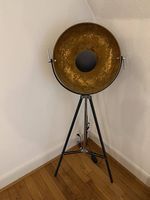 THAMES, Designer Stehlampe, Metall Gold