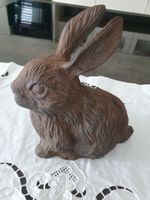 Osterhase Figur braun Gusseisen Dekoration guter Zustand