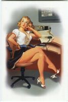 Postkarte "Pin-up".