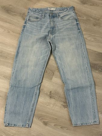 Bershka Jeans, hellblau, Gr. 40, 90s Wide