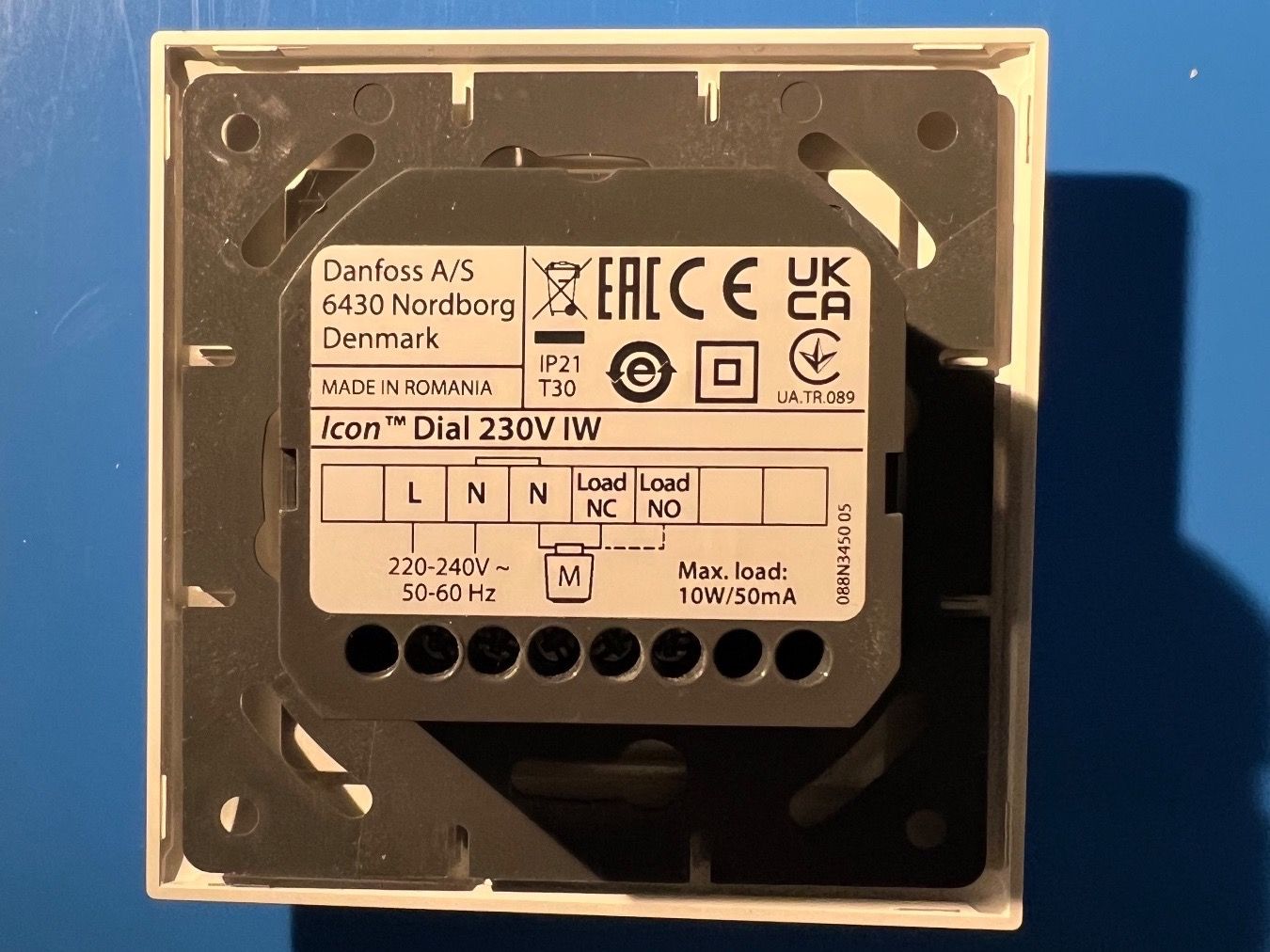 Danfoss Interruttori: Raumthermostat  Danfoss Icon – Nuovo e nell'imballaggio originale da Niederrohrdorf venduto da ledergerber 1