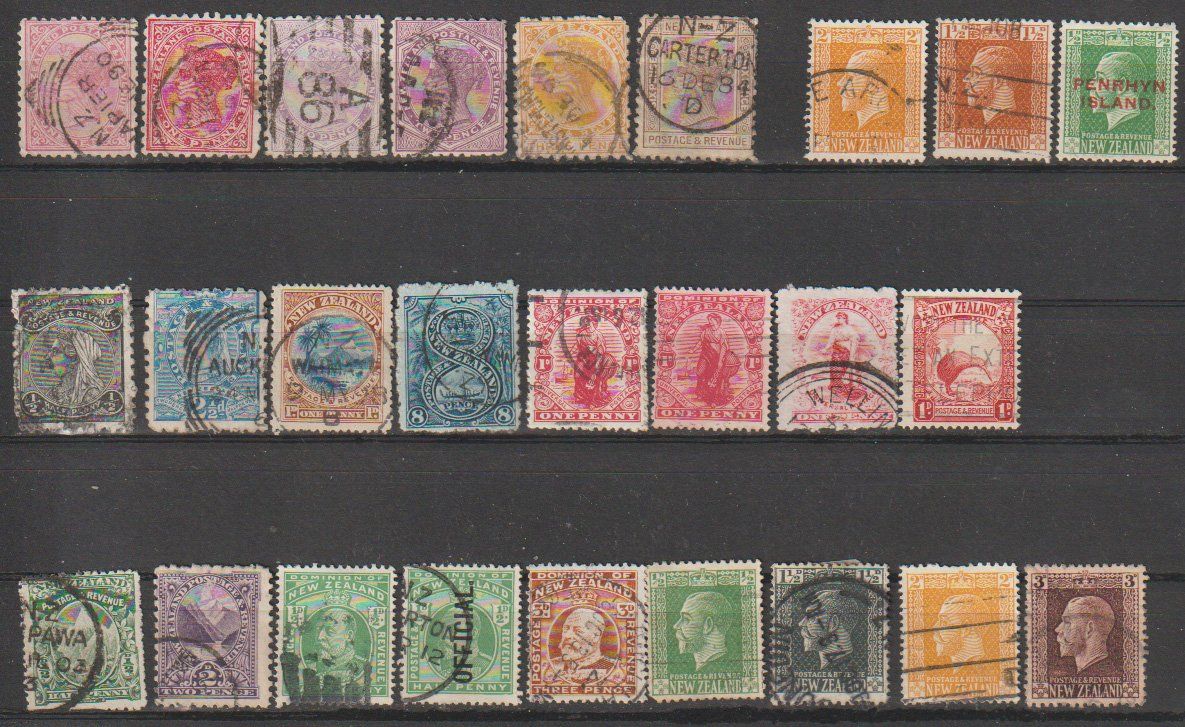 Tutti i francobolli: Nouvelle-Zélande  anciens – Usato da Crans-Montana venduto da kira56
