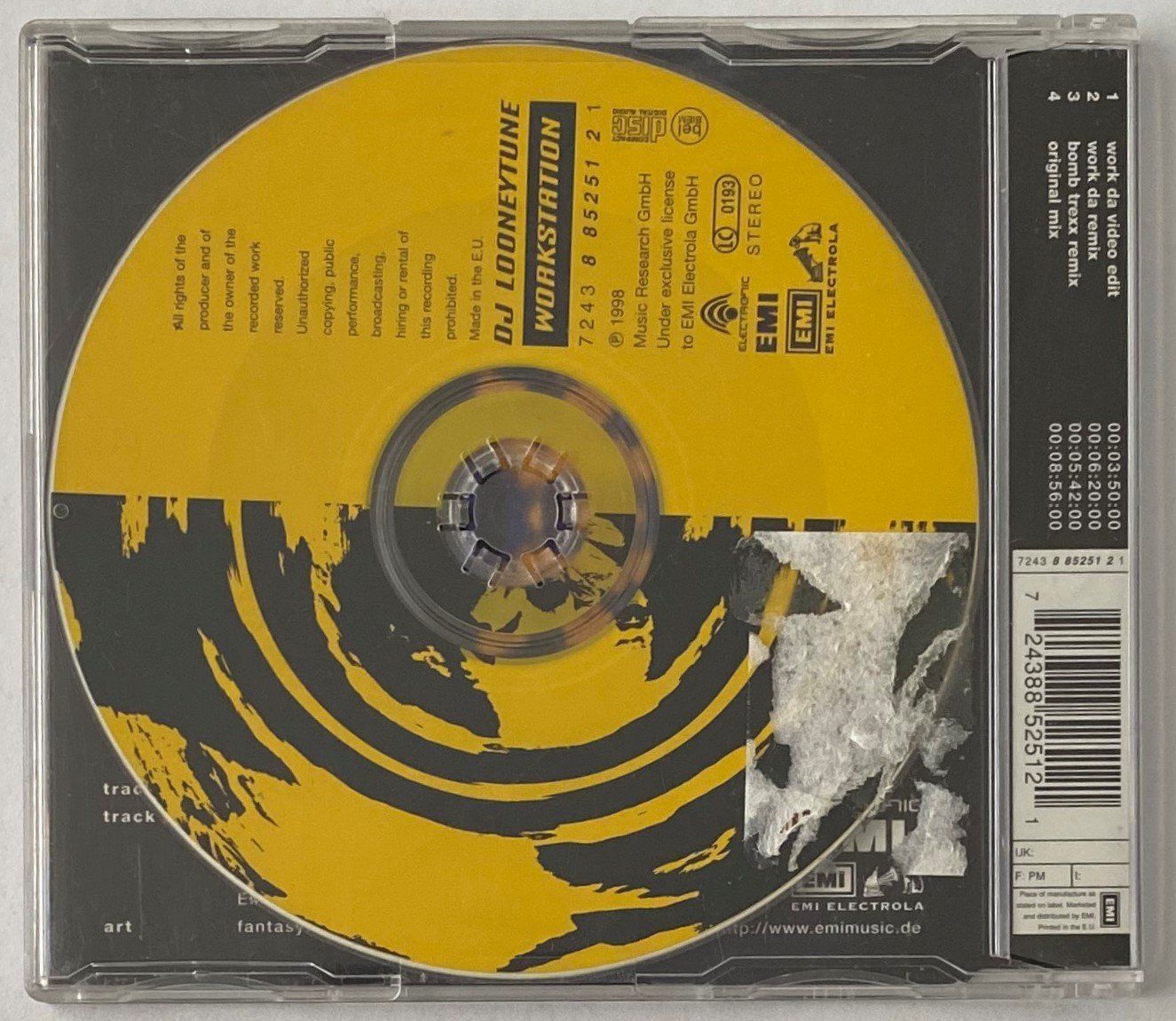 CD: DJ Looney Tune, Workstation – Usato da Flums venduto da Asquillo 1
