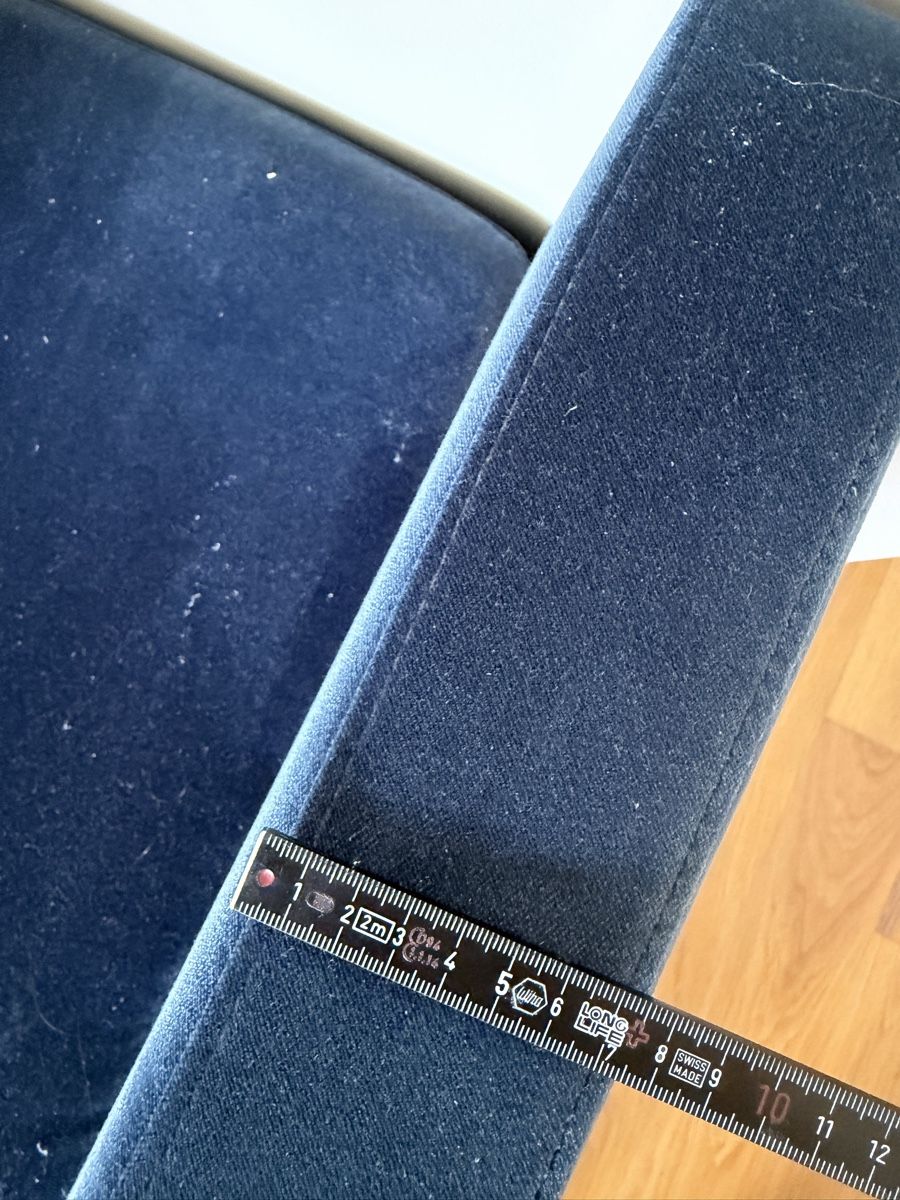 Liegen & Liegestühle: Chaiselongue day bed oder Bank :blau Samt 160cm  – Gebraucht aus Zurich von kat_dcy5 5