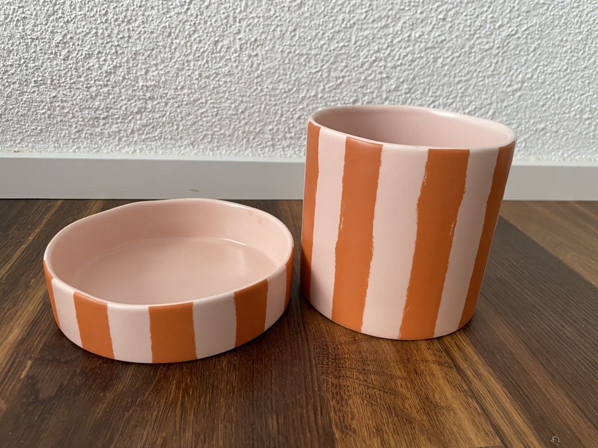 H&M Vasi & Recipienti: Vase mit Untersetzer H&M - NEU – Nuovo (secondo la descrizione) da Zürich venduto da FedeSara 1
