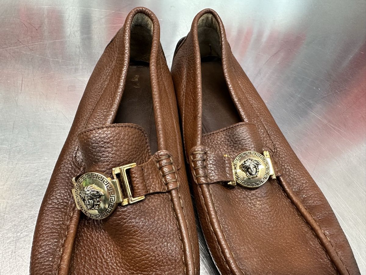 Versace Scarpe da uomo: Versace Lederschuhe  – Usato da Schwende venduto da weesli 6