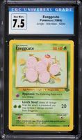 Vintage 1999 Pokemon Jungle Exeggcute #52 CGC 7.5 NRMT+