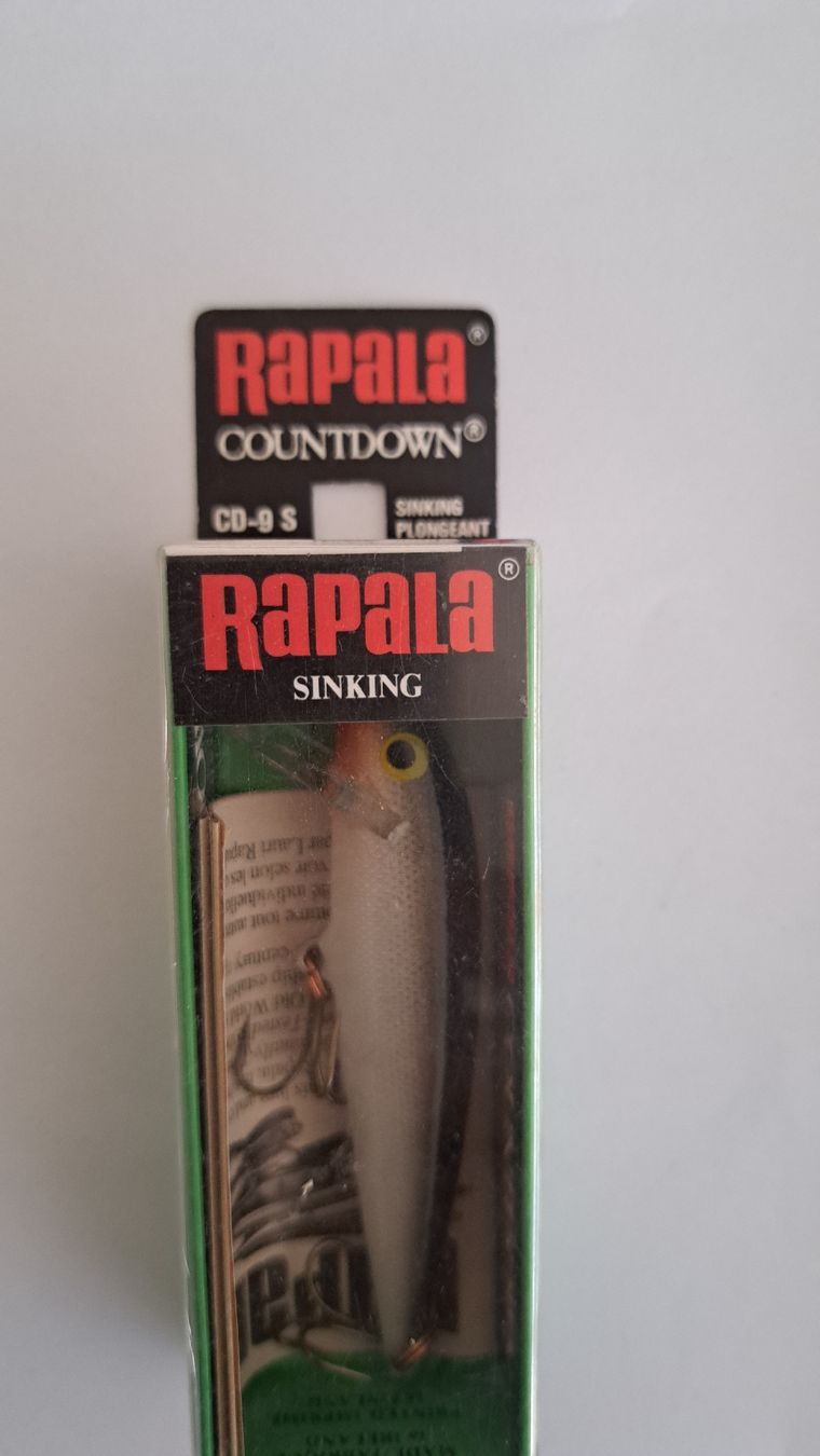 Rapala Esche: Leurre Rapala Countdown CD-9 S Silver 9cm 12g – Nuovo e nell'imballaggio originale da Marin-Epagnier venduto da pavelu