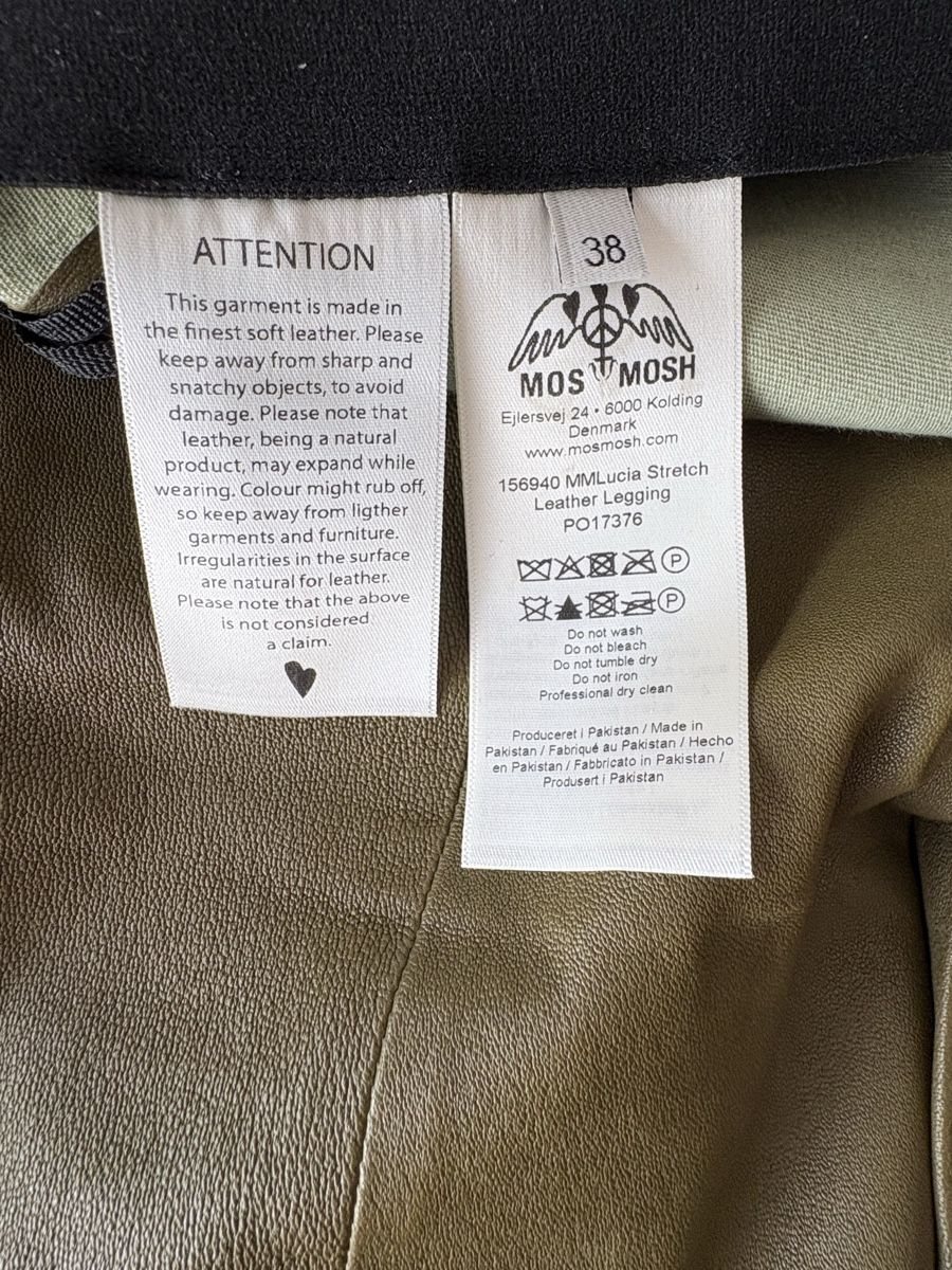 Leggings: Lederleggings Mos Mosh olivgrün – Neu (gemäss Beschreibung) aus Gossau SG von Mauri34 4
