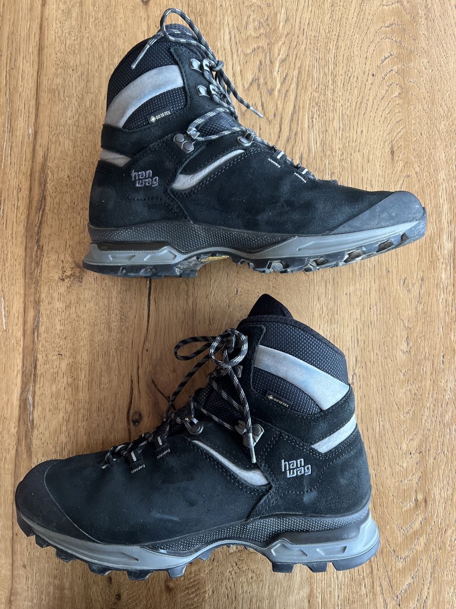 Lowa Scarpe da uomo: Wanderschuh Herren Hanwag Gr. 41.5, NP 300.- – Usato da Uebeschi venduto da 1Anna1 2