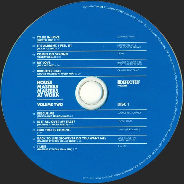 CD: Masters At Work: House Masters,Volume Two Rar und Vergr. - c – Usato da Brittnau venduto da Zibu 4