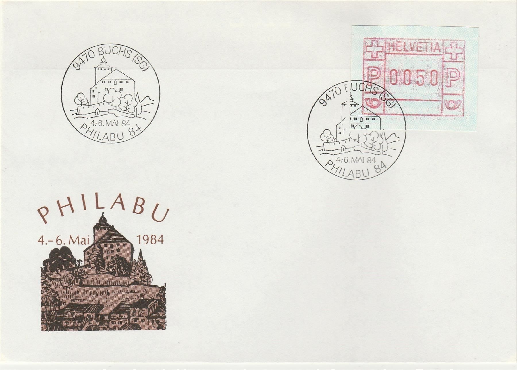 Tous les timbres: ATM, Philabu 1984 – D'occasion à Oberglatt ZH par Wiedmi6
