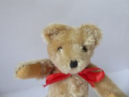 Teddy Hermann Nostalgie Bär, Mohair, 20,0cm, Farbe caramel