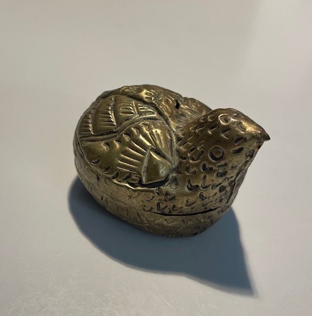 Statuette: Mettall Dose als Huhn – Usato da Uster venduto da Falbela01