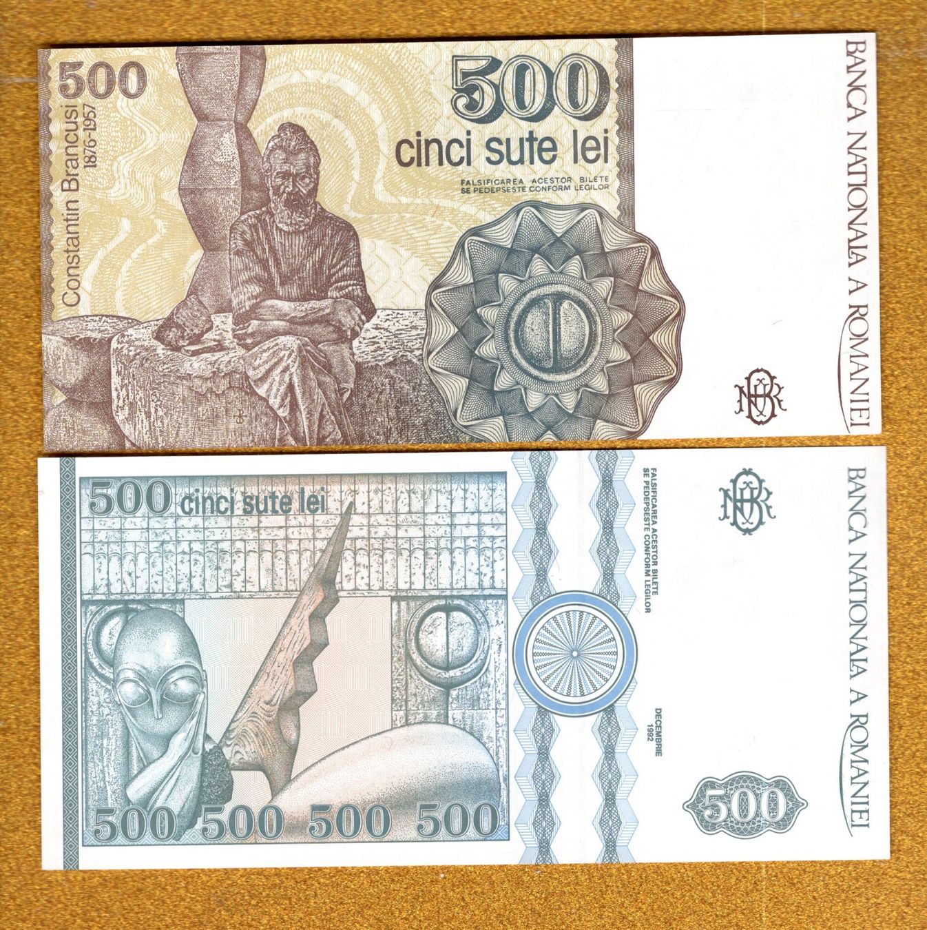 Billets de banque: Romania noten 2 stück UNC – Neuf (Voir description) à Leibstadt par baroc333 1