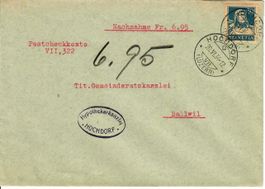 Brief Hypothekarkanzlei Hochdorf 1934