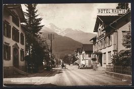 Buchs, Hotel Rhätia in der Bahnhofstras