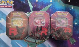 Lot complet des 3 Pokébox Team Rocket Pokémon - FR