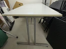Stabiler Falttisch mit Metallgestell B180xT80cm gebraucht