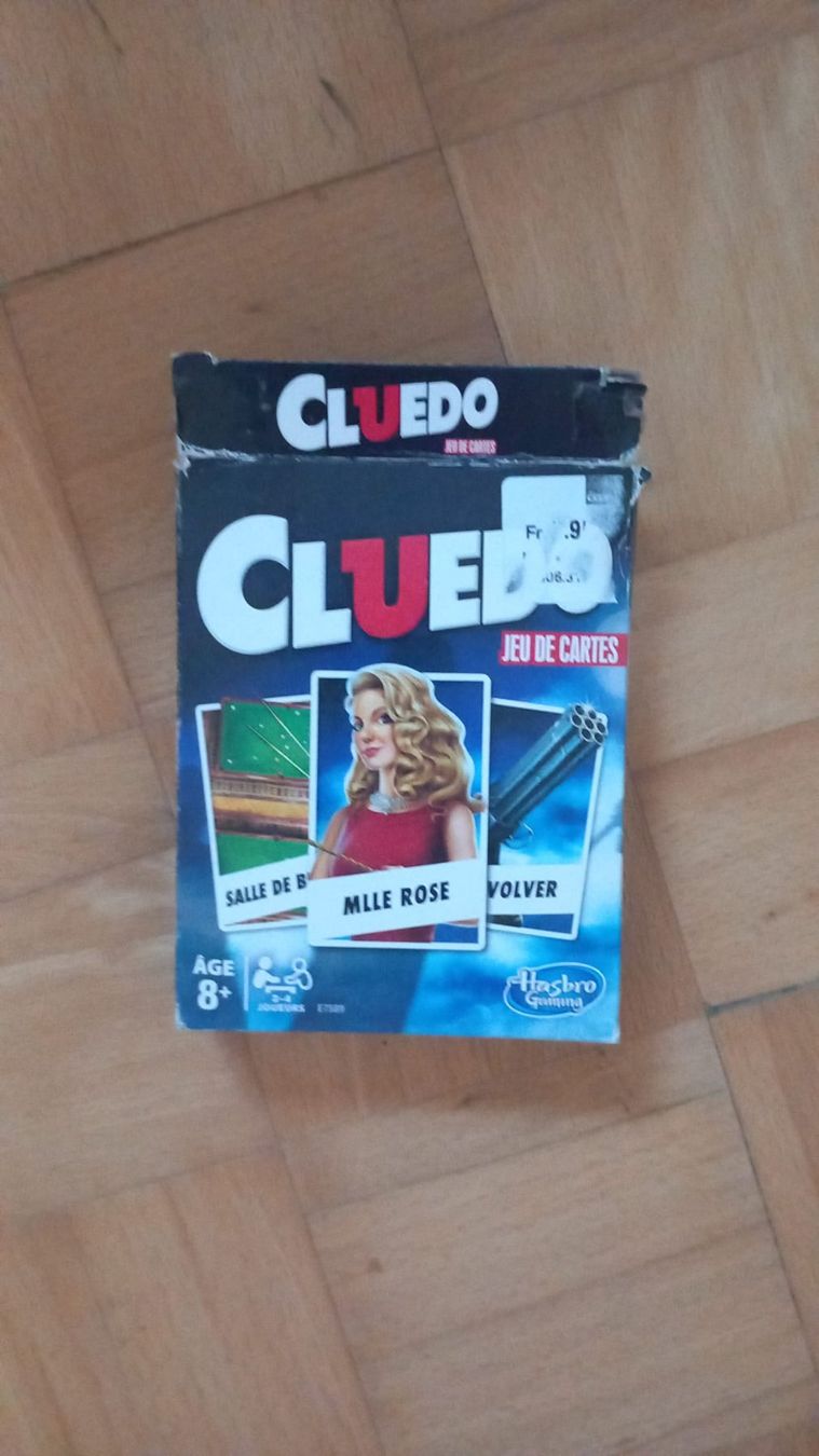 Giochi: Cluedo jeu de cartes – Usato da Cortaillod venduto da Dabourg