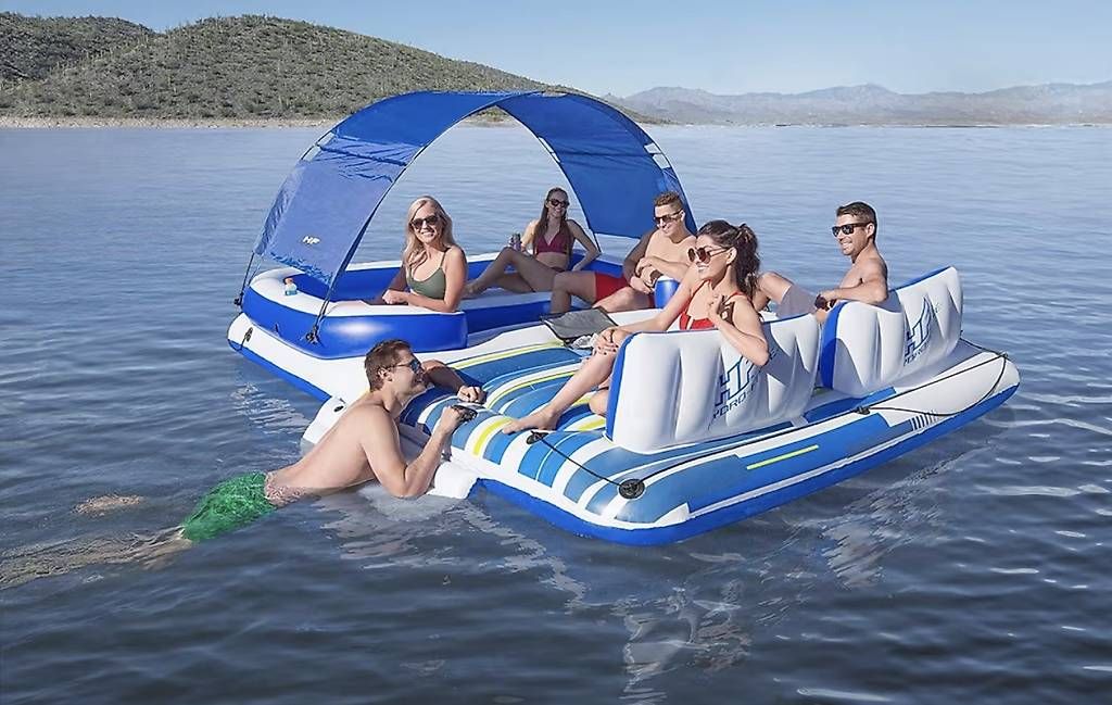Bestway Barche: Bestway Hydro-Force 6- Personen Badeinsel – Usato da Basel venduto da tep_rhw2 1