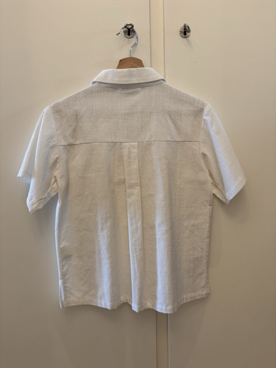 Camicette: Glamorous Bluse weiss Gr. 38 Kurzarm Sommerhemd – Usato da Zürich venduto da Flao_78376 1