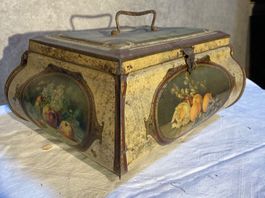 Blechdose antik ancienne boite fruits Frucht