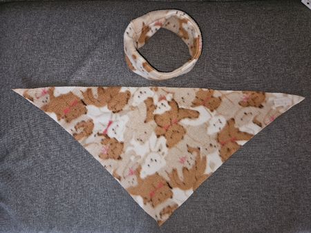 Teddy Fleece Set Halstuch Stirnband