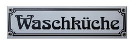 Emailschild - Waschküche
