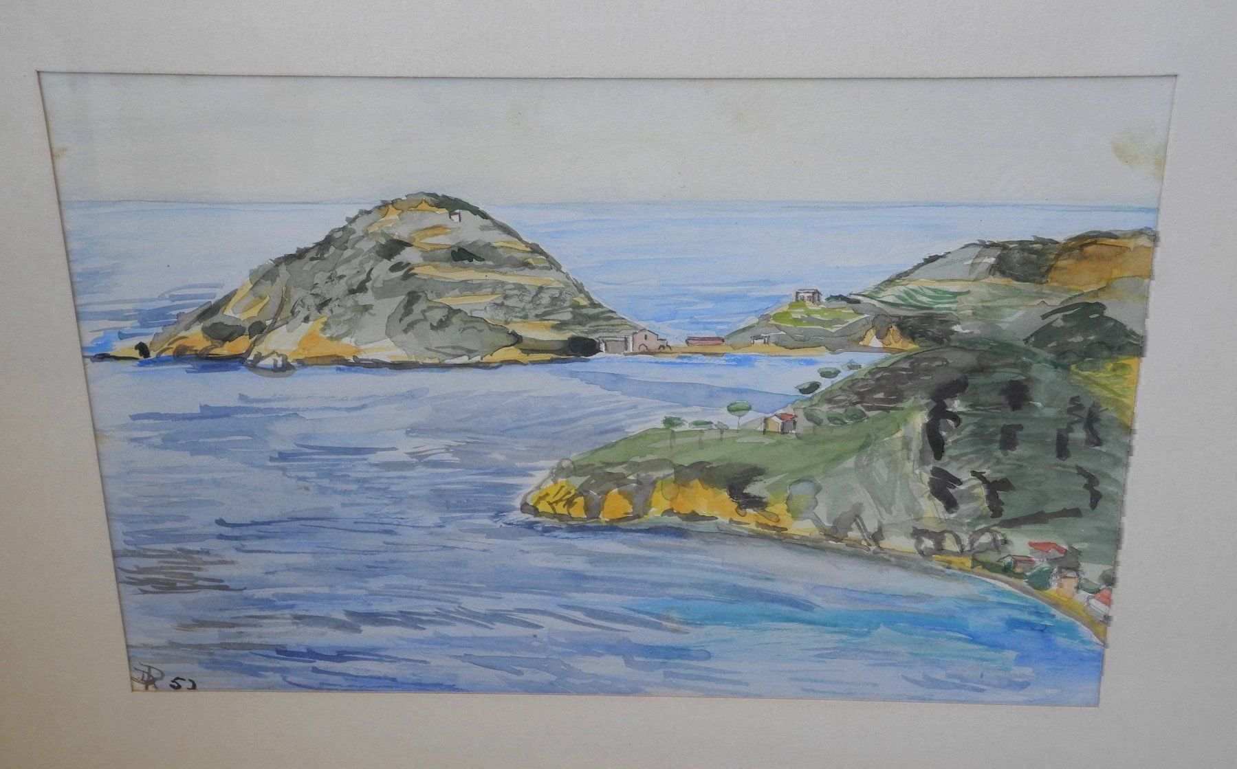 Dipinti: Südländische Meeresküste monogr. dat. – Usato da Wünnewil venduto da FineArt-NicePrice 1