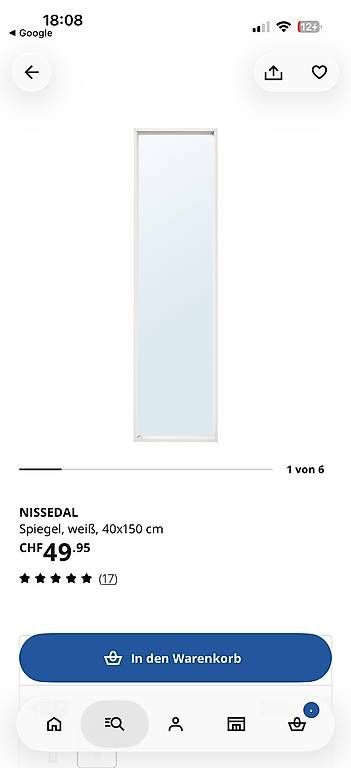 Specchi: Spiegel 40x150cm – Usato da Bern venduto da amyfly 1