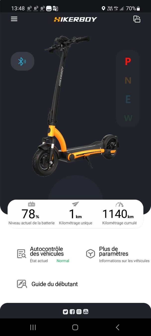 Kickboard: Trottinette électrique Hikerboy gris – Usato da Lausanne venduto da DubiLetto 6